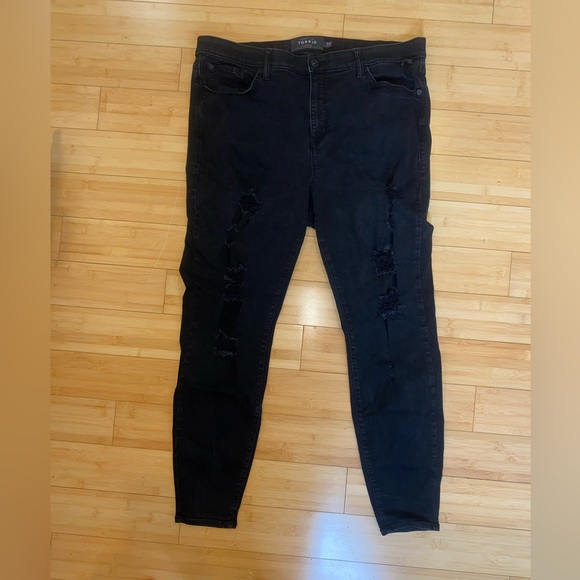 Torrid Sky High Skinny Premium Distressed Jeans 20 Tall - Picture 8 of 16